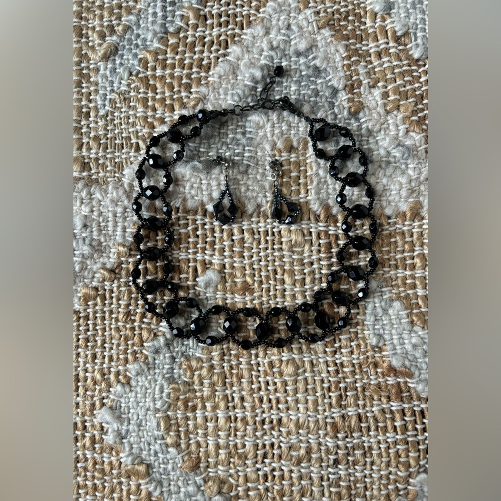 Choker and Earring Set